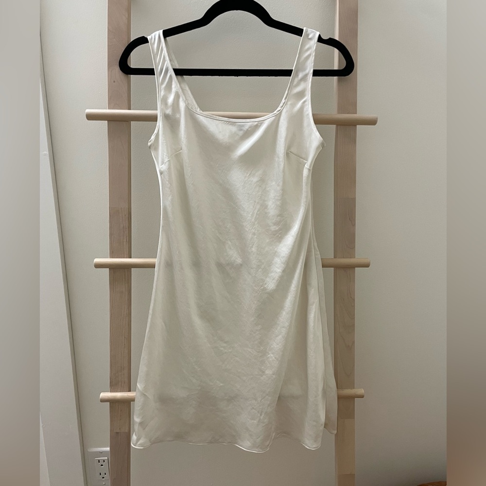 Wilfred off white slip dress